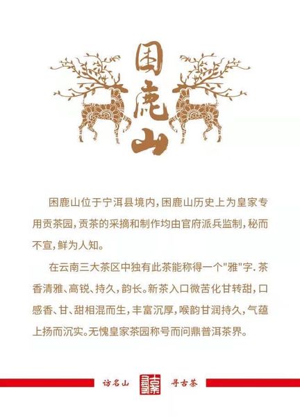 ชาผู่เอ๋อร์ดิบ Royal Tea Garden จาก Kunlu Mountain