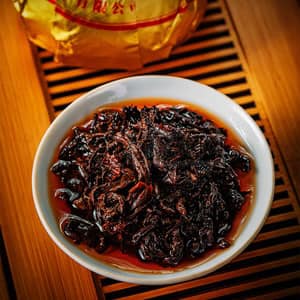 ชาผู่เอ๋อร์สุก 0085 แบรนด์ Lancang Ancient Tea รุ่น 11 ปี 2022