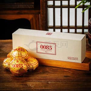 ชาผู่เอ๋อร์สุก 0085 แบรนด์ Lancang Ancient Tea รุ่น 11 ปี 2022