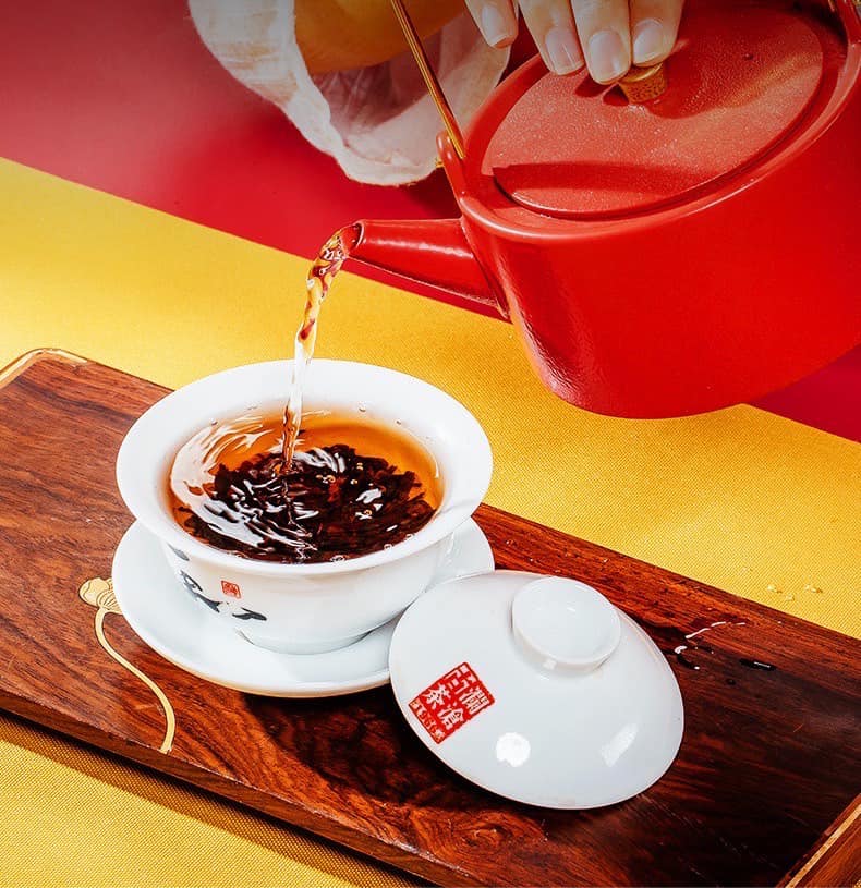 ชาผู่เอ๋อร์สุก 2022 Chinese Zodiac Tea Lucky Tiger