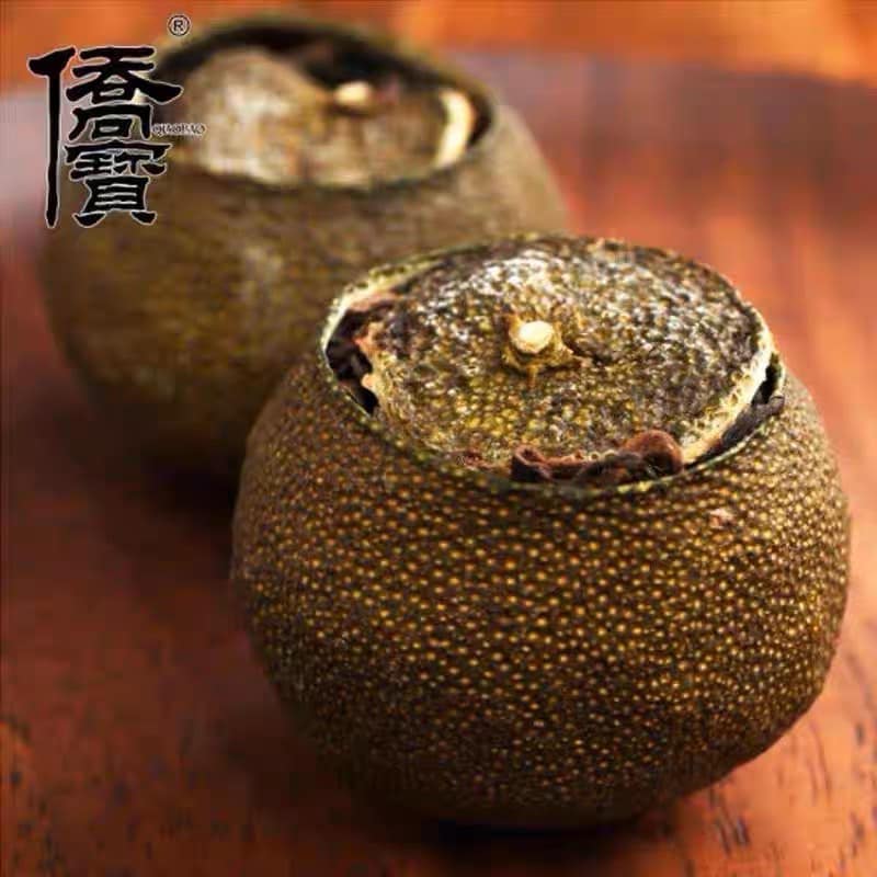 ชา Qiaobao Ganpu ปี 2020 ชาผู่เอ๋อร์สุกในผลส้มเขียวหวาน (Ganpu cha)